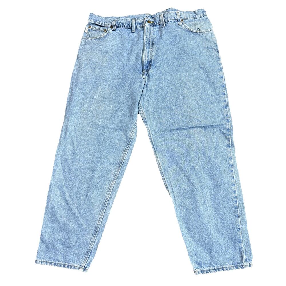 Carhartt Jeans Mens 44x30 Blue Relaxed Fit Workwear Denim Pants